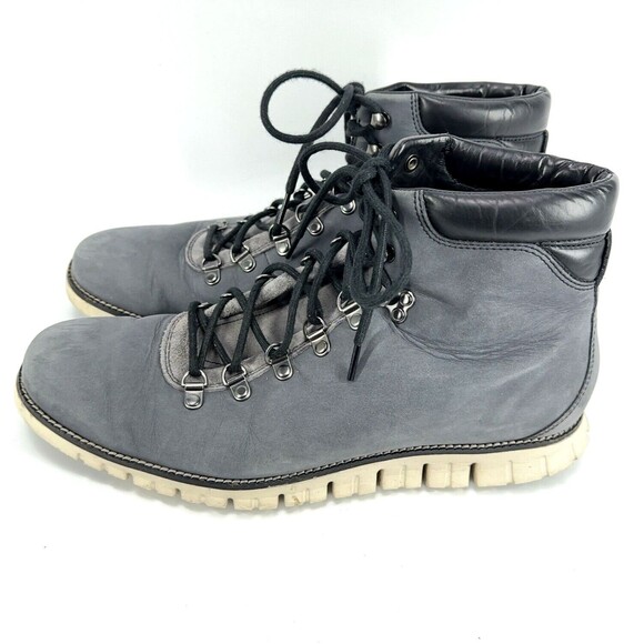 Mens Cole Haan ZeroGrand Hiker ll Lace Up Boots High Top Shoes Gray  Size 11.5 M main image 9